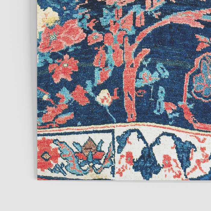 Bijar Vagireh Kurdish Persian Rug Sampler Poster Gallery Image 3