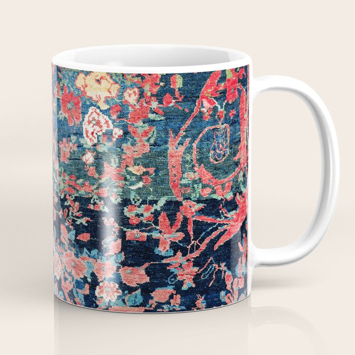 Bijar Vagireh Kurdish Persian Rug Sampler Coffee Mug Gallery Image 1