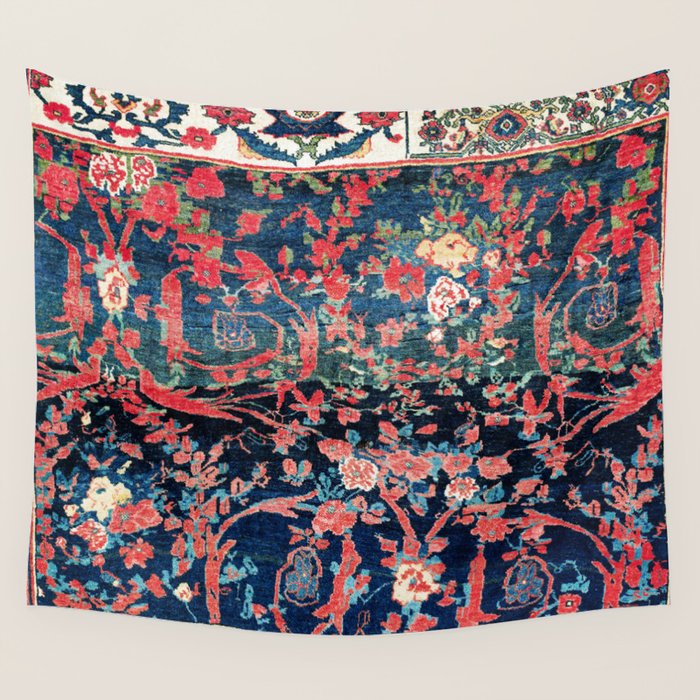 Bijar Vagireh Kurdish Persian Rug Sampler Wall Tapestry Gallery Image 1