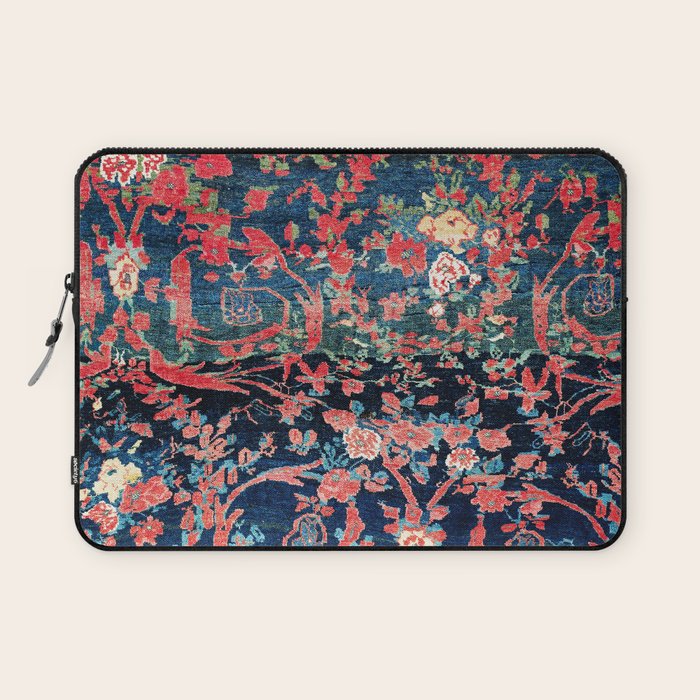 Bijar Vagireh Kurdish Persian Rug Sampler Laptop Sleeve Gallery Image 1