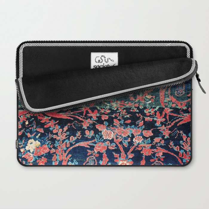 Bijar Vagireh Kurdish Persian Rug Sampler Laptop Sleeve Gallery Image 2