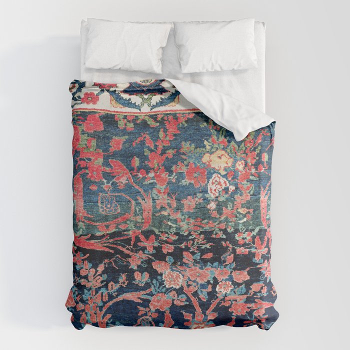 Bijar Vagireh Kurdish Persian Rug Sampler Duvet Cover Gallery Image 6