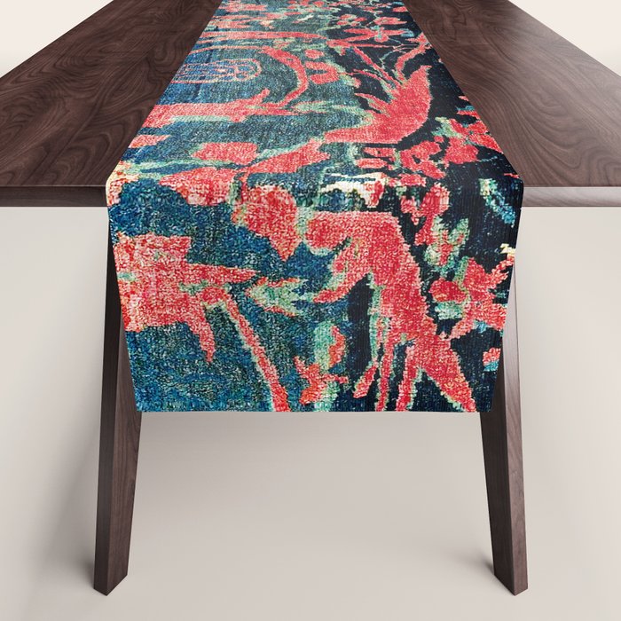 Bijar Vagireh Kurdish Persian Rug Sampler Table Runner Gallery Image 1