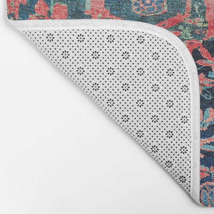 Bijar Vagireh Kurdish Persian Rug Sampler Bath Mat Gallery Image 2
