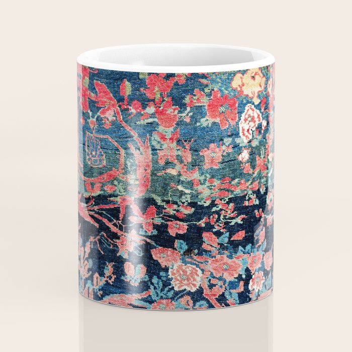 Bijar Vagireh Kurdish Persian Rug Sampler Coffee Mug Gallery Image 4