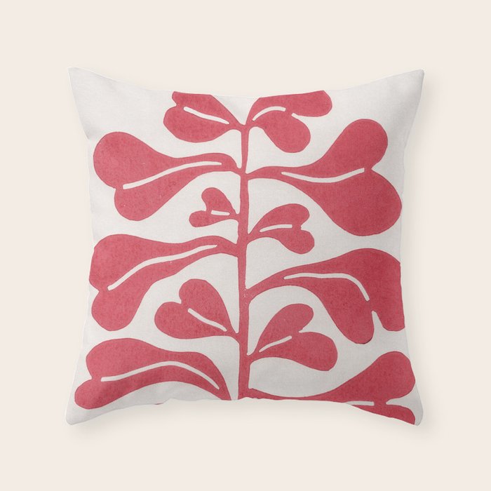 Heartleaf Plant Throw Pillow Gallery Image 1