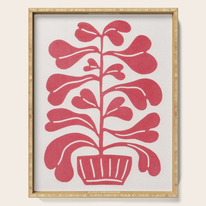 Heartleaf Plant Serving Tray Gallery Image 1