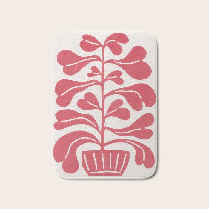 Heartleaf Plant Bath Mat Gallery Image 1