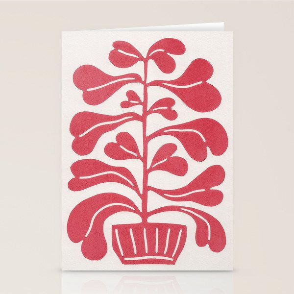 Heartleaf Plant Stationery Card Gallery Image 1