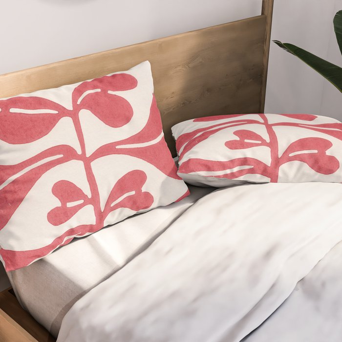 Heartleaf Plant Pillow Sham Gallery Image 2