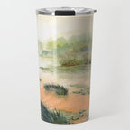 Egret On The Marsh Travel Mug Gallery Image 1
