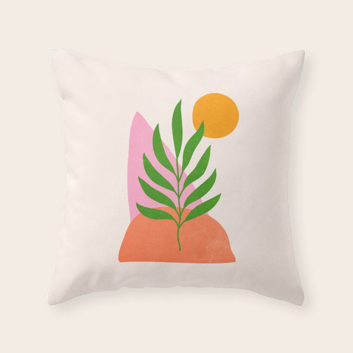 Autumn Bloom II Throw Pillow Gallery Image 1