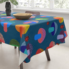 Mod Mushrooms Tablecloth Gallery Image 3