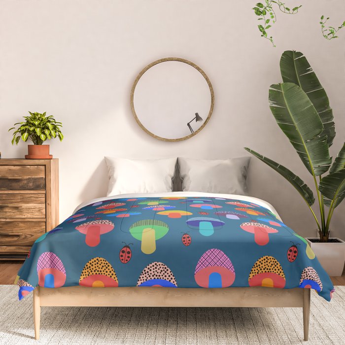 Mod Mushrooms Comforter Gallery Image 3