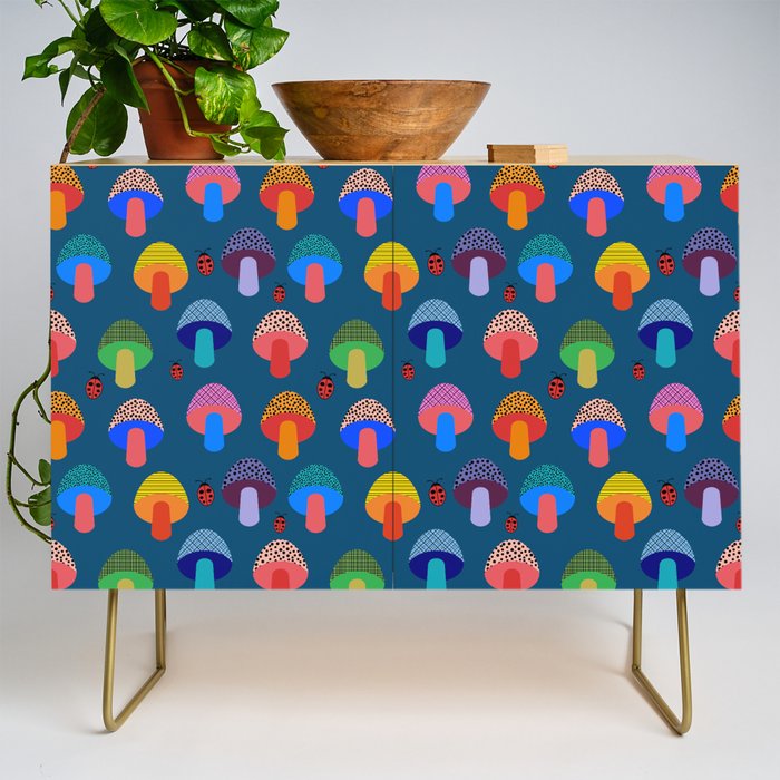 Mod Mushrooms Credenza