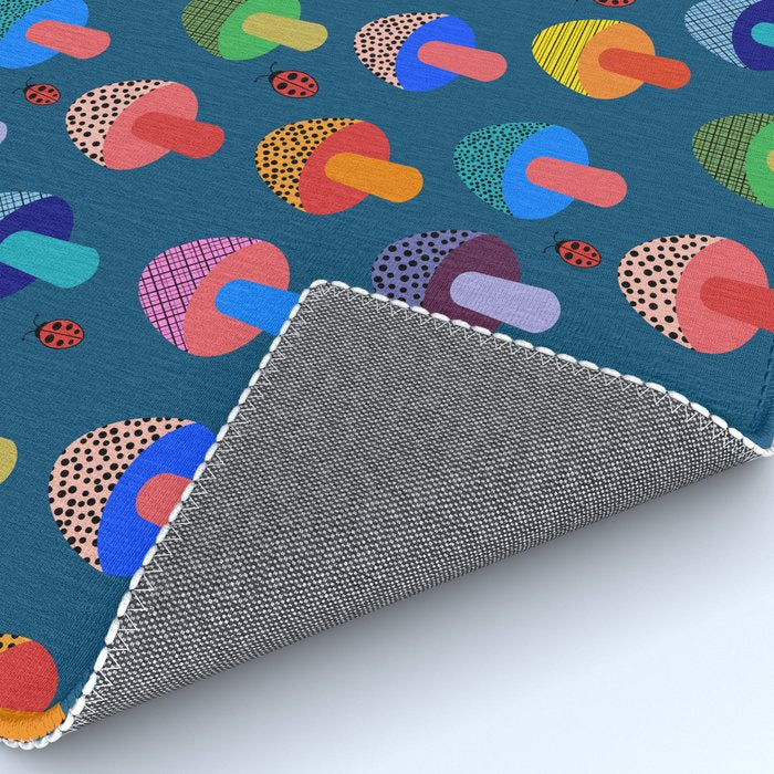Mod Mushrooms Rug Gallery Image 4