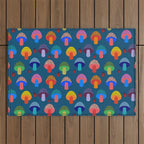 Mod Mushrooms Outdoor Rug Gallery Image 1