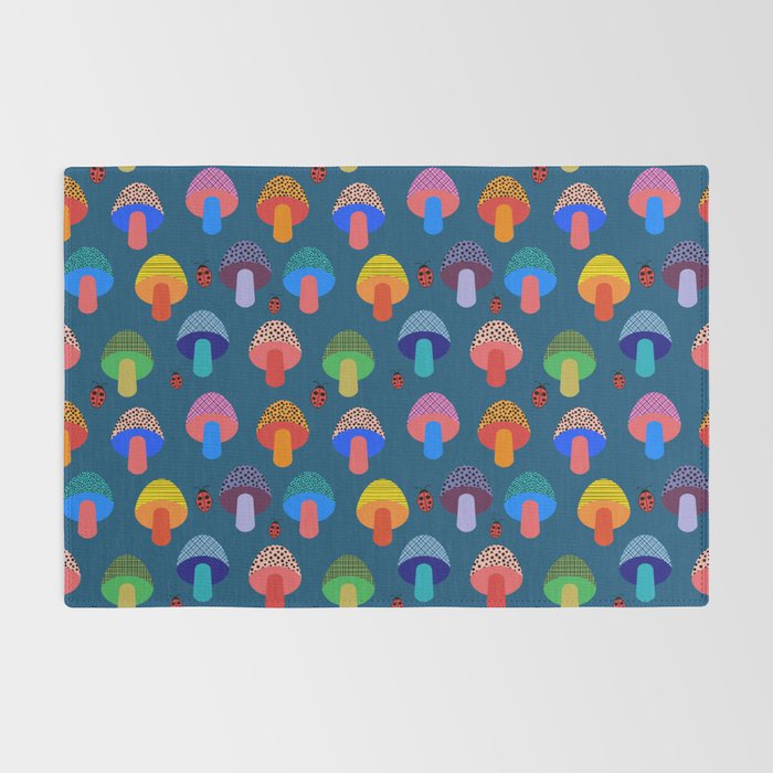 Mod Mushrooms Rug Gallery Image 2