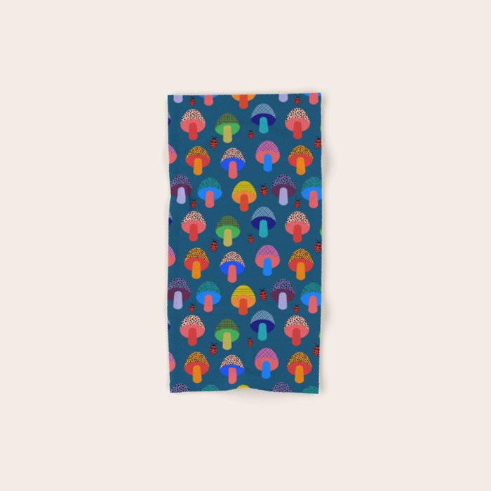 Mod Mushrooms Bath Towel Gallery Image 1
