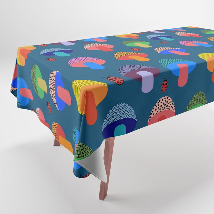 Mod Mushrooms Tablecloth Gallery Image 1