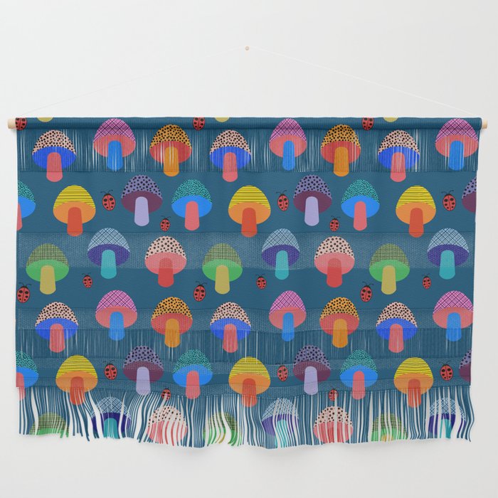 Mod Mushrooms Wall Hanging Gallery Image 1