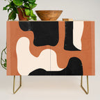 Modern Abstract Minimal Shapes 108 Credenza Gallery Image 1