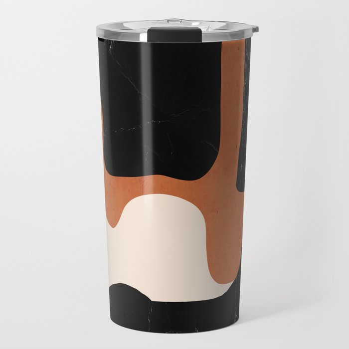 Modern Abstract Minimal Shapes 108 Travel Mug Gallery Image 1