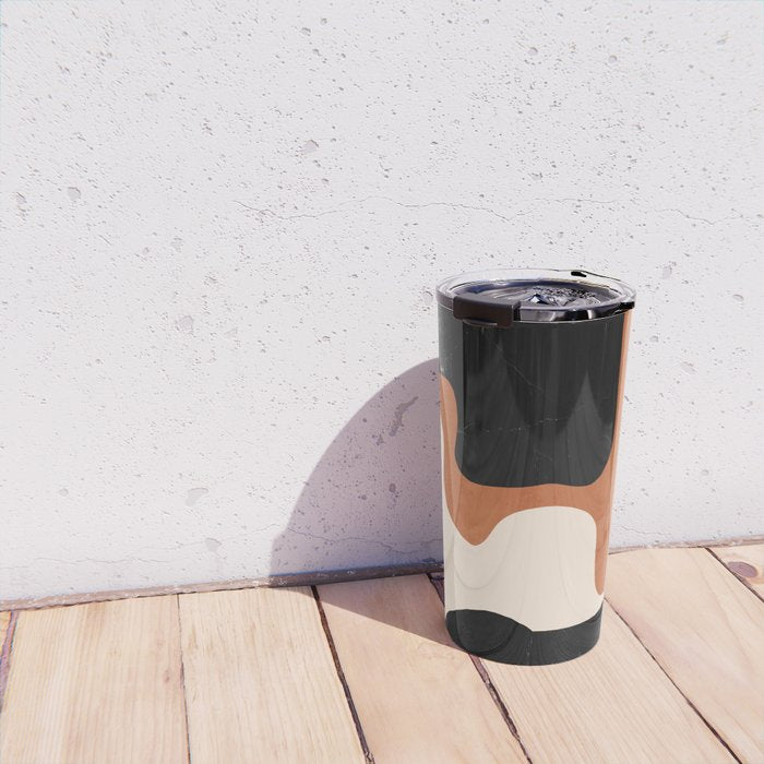 Modern Abstract Minimal Shapes 108 Travel Mug Gallery Image 4