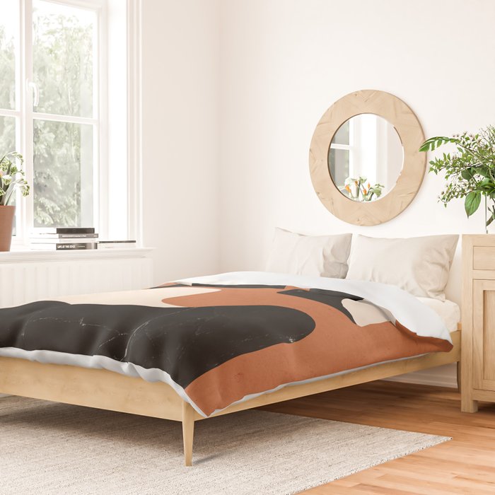 Modern Abstract Minimal Shapes 108 Duvet Cover Gallery Image 2