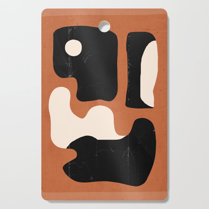 Modern Abstract Minimal Shapes 108 Cutting Board Gallery Image 1