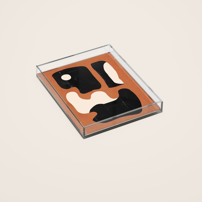 Modern Abstract Minimal Shapes 108 Acrylic Tray Gallery Image 2