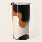 Modern Abstract Minimal Shapes 108 Travel Mug Gallery Image 3