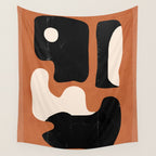 Modern Abstract Minimal Shapes 108 Wall Tapestry Gallery Image 4