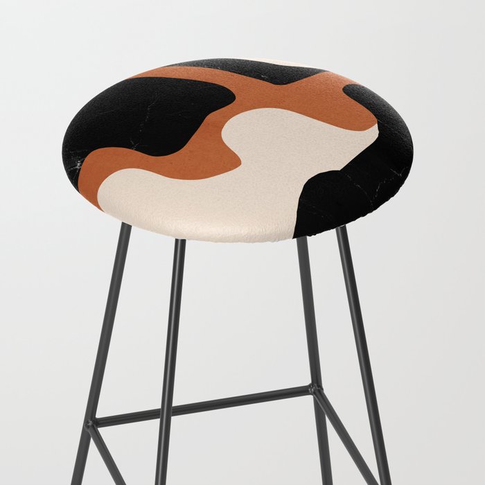 Modern Abstract Minimal Shapes 108 Stool Gallery Image 2