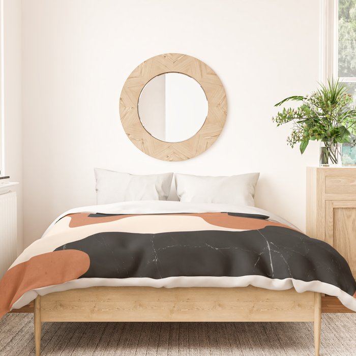 Modern Abstract Minimal Shapes 108 Duvet Cover Gallery Image 3