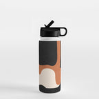 Modern Abstract Minimal Shapes 108 Water Bottle Gallery Image 1