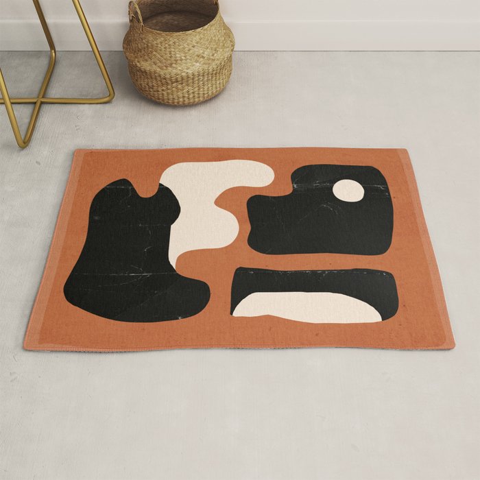 Modern Abstract Minimal Shapes 108 Rug Gallery Image 1