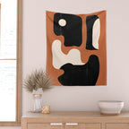Modern Abstract Minimal Shapes 108 Wall Tapestry Gallery Image 2