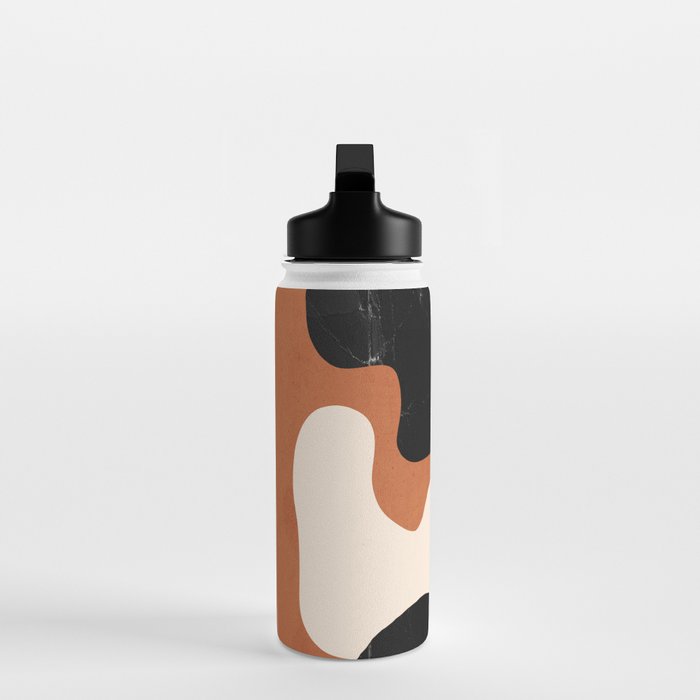 Modern Abstract Minimal Shapes 108 Water Bottle Gallery Image 3
