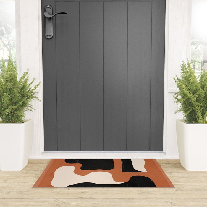 Modern Abstract Minimal Shapes 108 Welcome Mat Gallery Image 3
