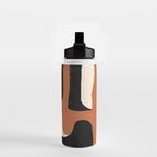 Modern Abstract Minimal Shapes 108 Water Bottle Gallery Image 2