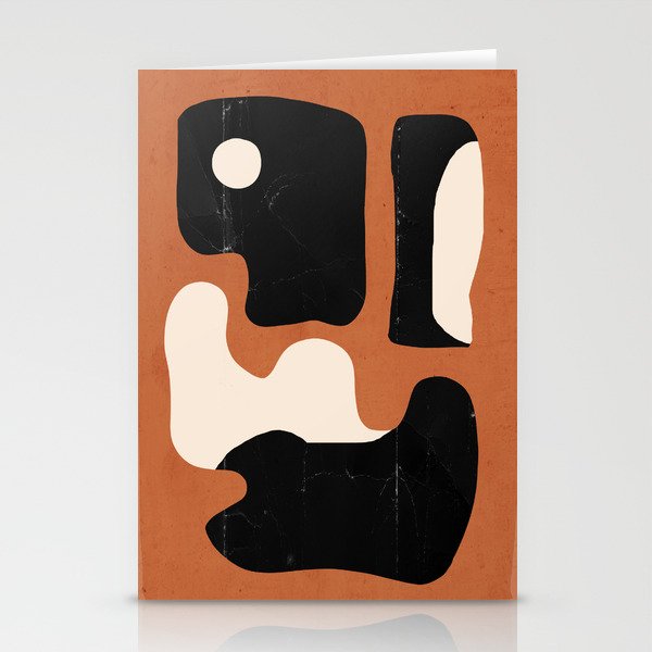 Modern Abstract Minimal Shapes 108 Stationery Card Gallery Image 1