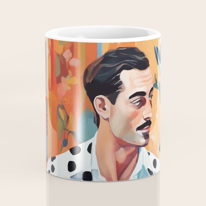 Dalmatian, Dog Pet Fashion Animal Print, Eclectic Man Formal Suit Bohemian Colorful Vintage People  Coffee Mug Gallery Image 4