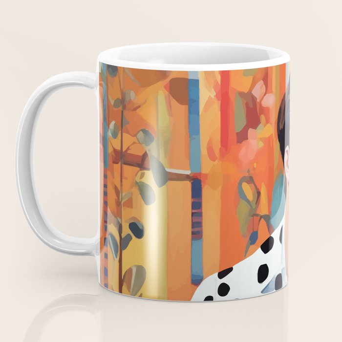 Dalmatian, Dog Pet Fashion Animal Print, Eclectic Man Formal Suit Bohemian Colorful Vintage People  Coffee Mug Gallery Image 3