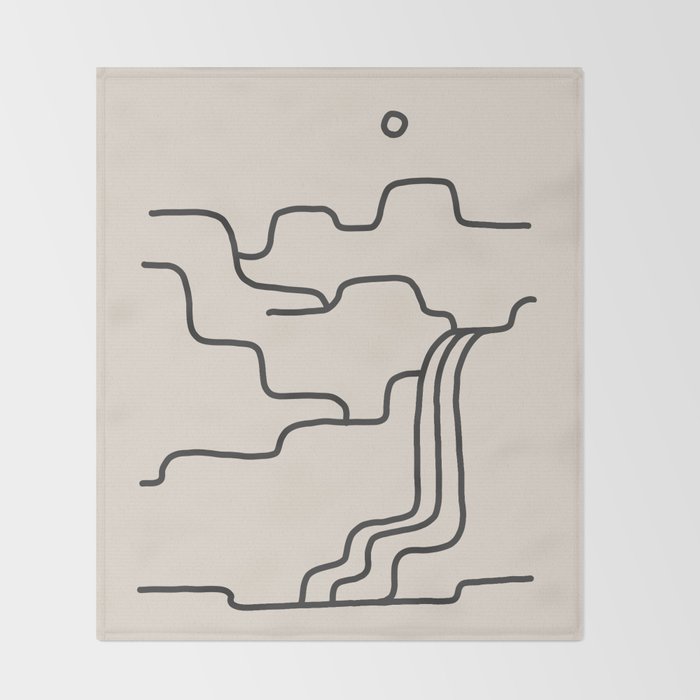 river somewhere Throw Blanket Gallery Image 2