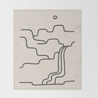 river somewhere Throw Blanket Gallery Image 2