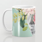 WOMAN WITH FLOWERS 12 Coffee Mug Gallery Image 3