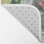 WOMAN WITH FLOWERS 12 Bath Mat Gallery Image 2