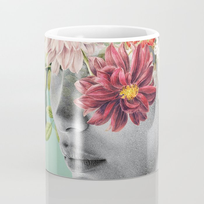 WOMAN WITH FLOWERS 12 Coffee Mug Gallery Image 4