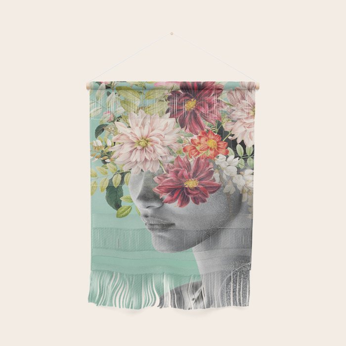 WOMAN WITH FLOWERS 12 Wall Hanging Gallery Image 1